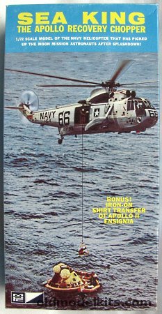 MPC 1/72 Sikorsky SH-3D Sea King Apollo Recovery Chopper, 1504-150 plastic model kit